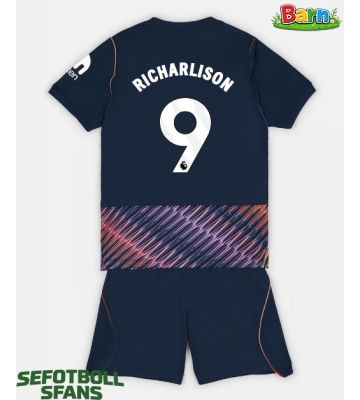 Tottenham Hotspur Richarlison #9 Bortaställ Barn 2026-27 Kortärmad (+ Korta byxor)
